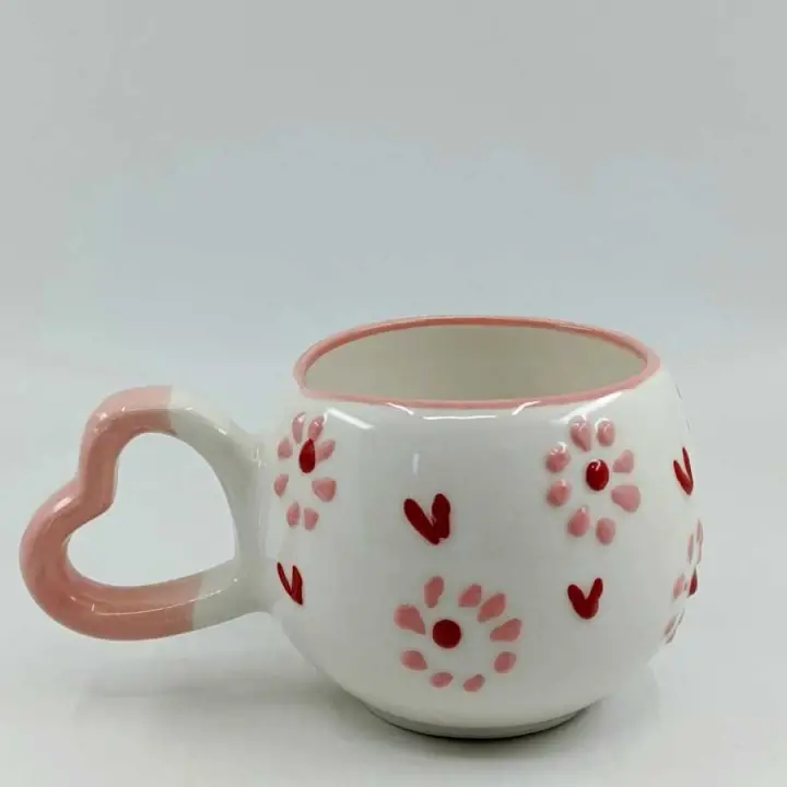 Kalp Kupa (Pembe - Papatyalı)