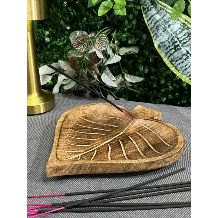 Ahşap Kalp Çubuk Tütsülük