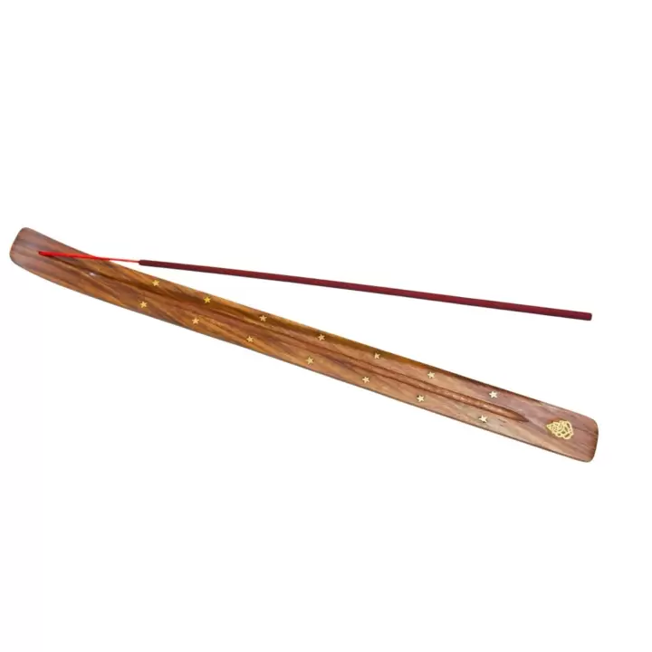 Ahşap Uzun Tütsü Kayığı (51cm) Bahçe Tütsüsü