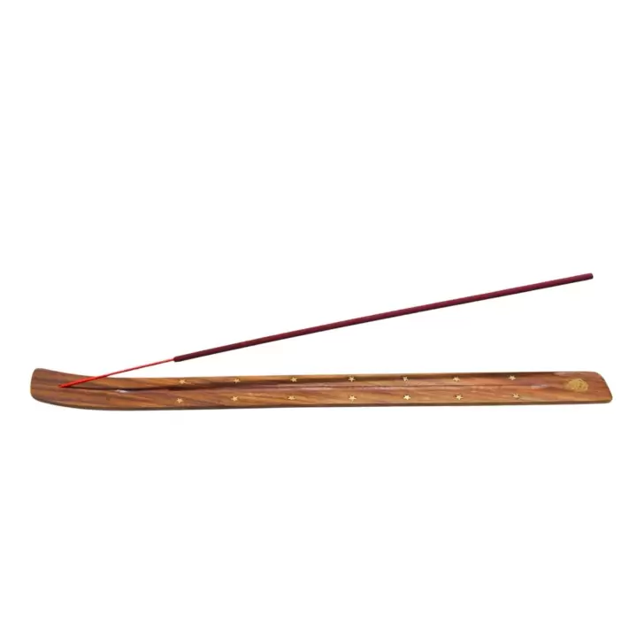 Ahşap Uzun Tütsü Kayığı (51cm) Bahçe Tütsüsü