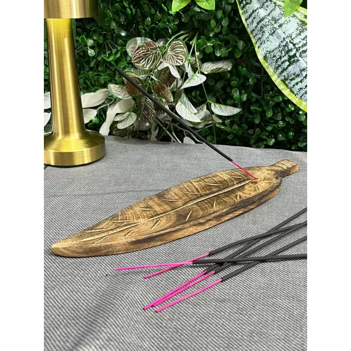 Ahşap Yaprak Çubuk Tütsülük