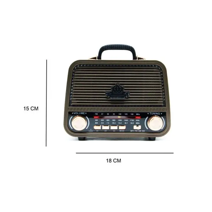 Radyo Nostaljik Bluetooth Özellikli