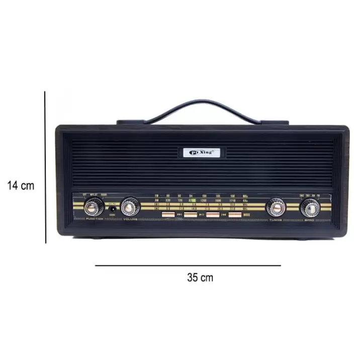 Radyo Nostaljik Bluetooth Özellikli Büyük