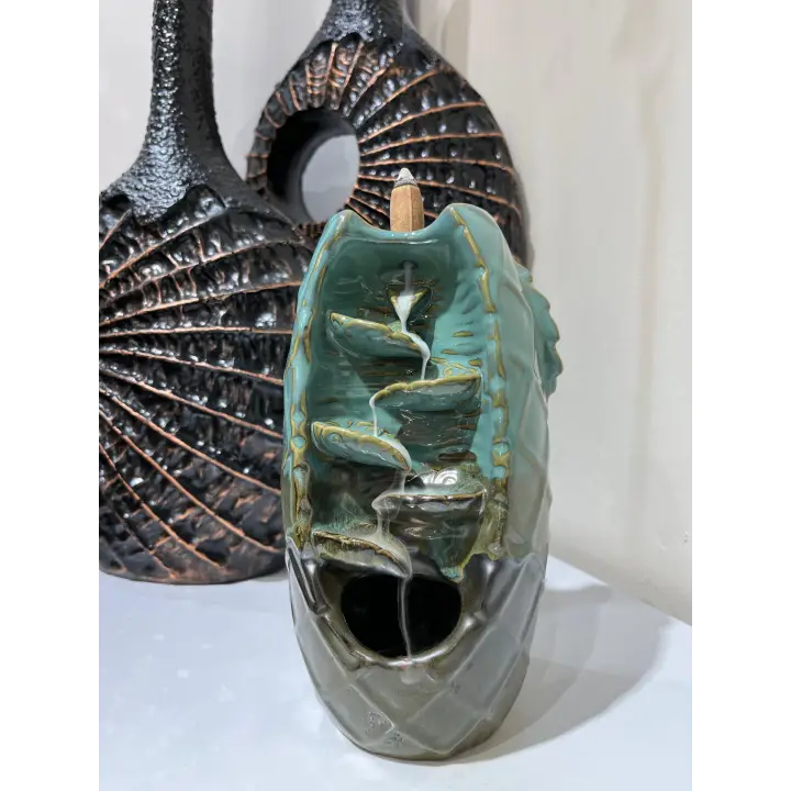 Seramik Ejderha Çift Taraflı Tütsülük