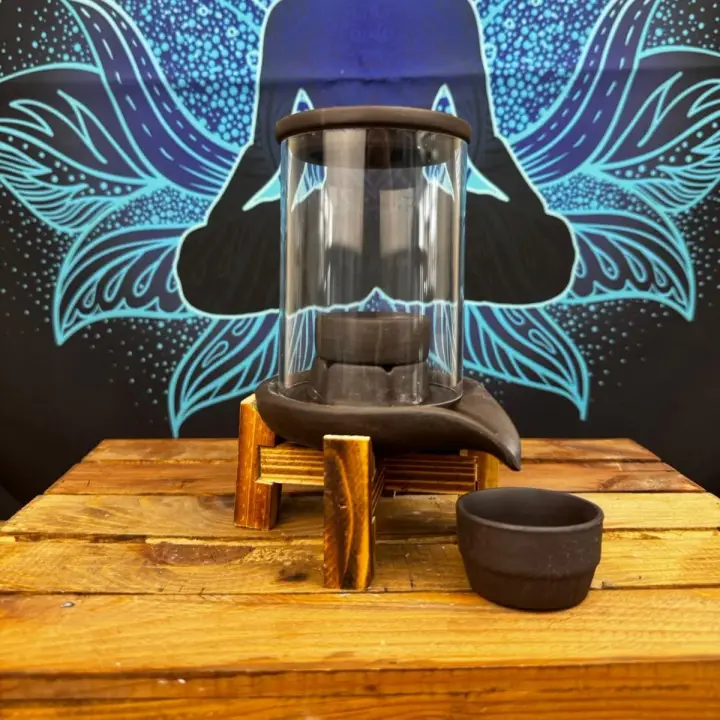 Seramik Fanus (Camlı) Tütsülük