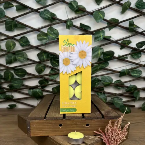 10lu Papatya Kokulu Tealight Mum