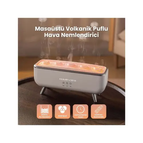 Masaüstü Volkanik Puflu Hava Nemlendirici