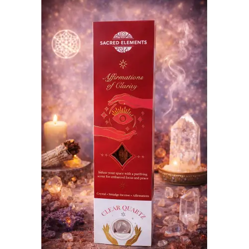 Hem Organik Kuvars Taşlı Özel Ritüel Tütsü