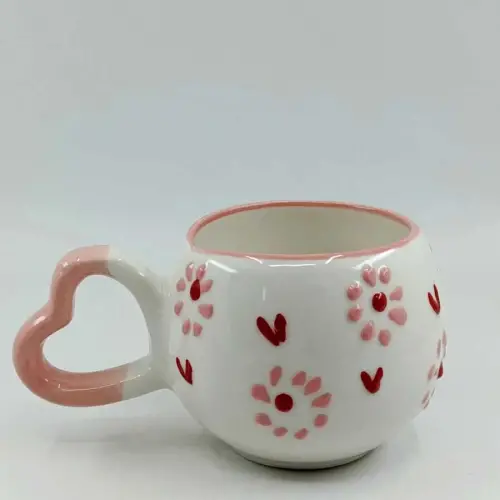 Kalp Kupa (Pembe - Papatyalı)