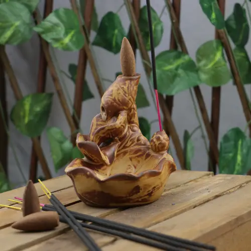 Seramik Eskitme Yaprak Tütsülük