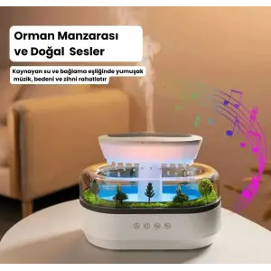 Orman Detaylı Doğa Müzikli Hava Nemlendirici
