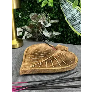 Ahşap Kalp Çubuk Tütsülük