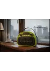 Crownwell Taşınabilir Bluetooth Retro Radyo Arizona Serisi Limon Sarısı(Neon Yeşil)
