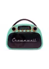 Crownwell Taşınabilir Bluetooth Retro Radyo Arizona Serisi Turkuaz