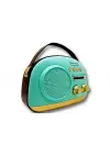 Crownwell Taşınabilir Bluetooth Retro Radyo Arizona Serisi / Blue