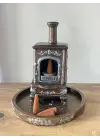 Soba Tütsülük (Dekoratif Alt Tabaklı Model) Kahverengi