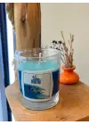Okyanus Kokulu Cam Bardak Mum