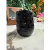 Seramik Dekoratif Oyma Desenli Bahurluk - Konik Tütsülük