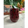 Seramik Dekoratif Oyma Desenli Bahurluk - Konik Tütsülük
