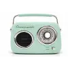 Retro Tasarımlı Bluetooth FM Radyo Mint Yeşil