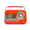 Retro Tasarımlı Bluetooth FM Radyo Mint Turuncu