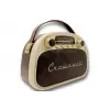 Crownwell Taşınabilir Bluetooth Retro Radyo Arizona Serisi Krem