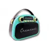 Crownwell Taşınabilir Bluetooth Retro Radyo Arizona Serisi Turkuaz