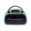 Crownwell Taşınabilir Bluetooth Retro Radyo Arizona Serisi Turkuaz