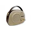 Crownwell Taşınabilir Bluetooth Retro Radyo Arizona Serisi / Grey