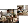 Crownwell Taşınabilir Bluetooth Retro Radyo Arizona Serisi / Grey