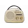 Crownwell Taşınabilir Bluetooth Retro Radyo Arizona Serisi / Grey