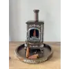 Soba Tütsülük (Dekoratif Alt Tabaklı Model) Kahverengi