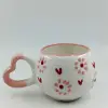 Kalp Kupa (Pembe - Papatyalı)