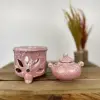 Küçük Çaydanlık Buhurdanlık Pembe Renk