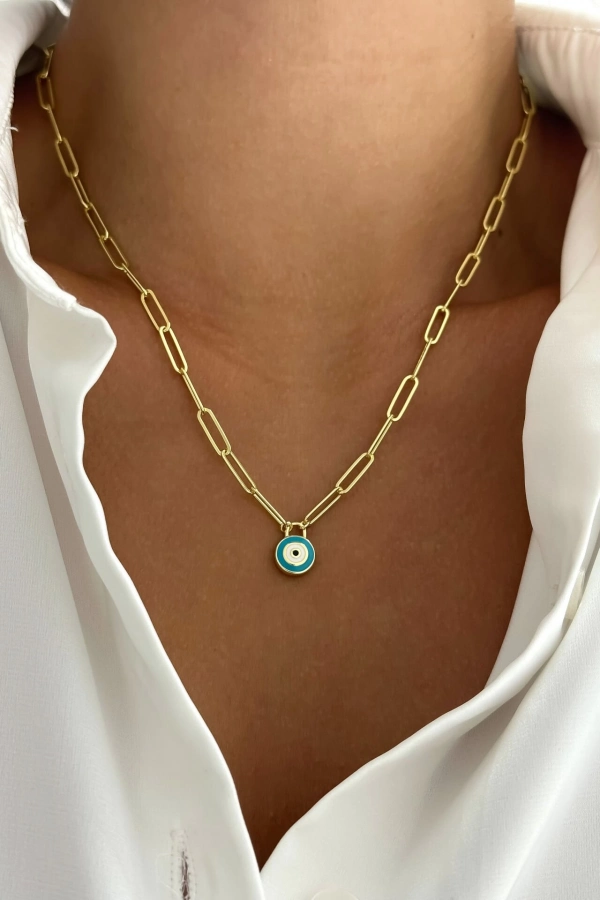 Ataç Zincirli Göz Kolye