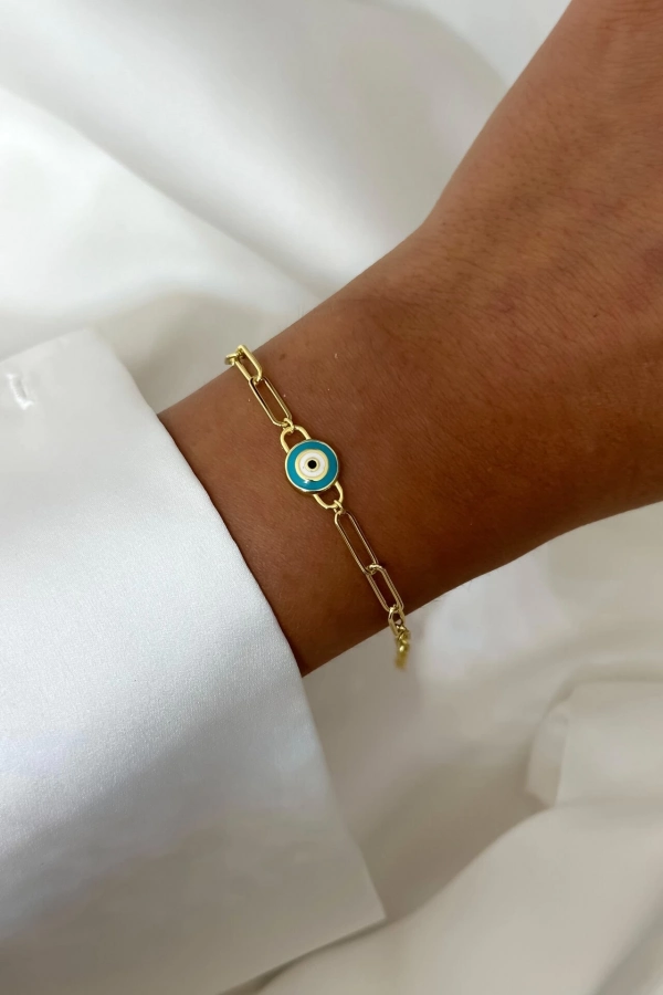 Ataç Zincirli Mineli Bileklik