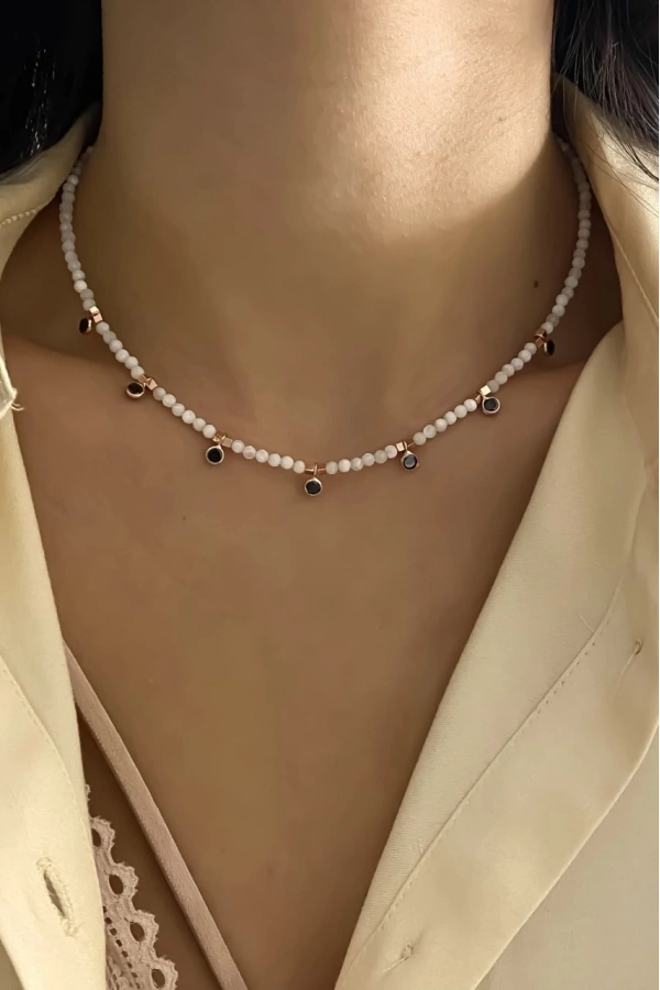 Ay Taşı Nohut Kolye