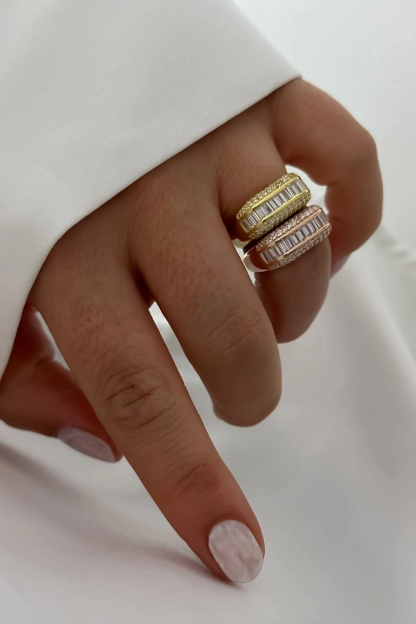 Baget Taşlı Yüzük