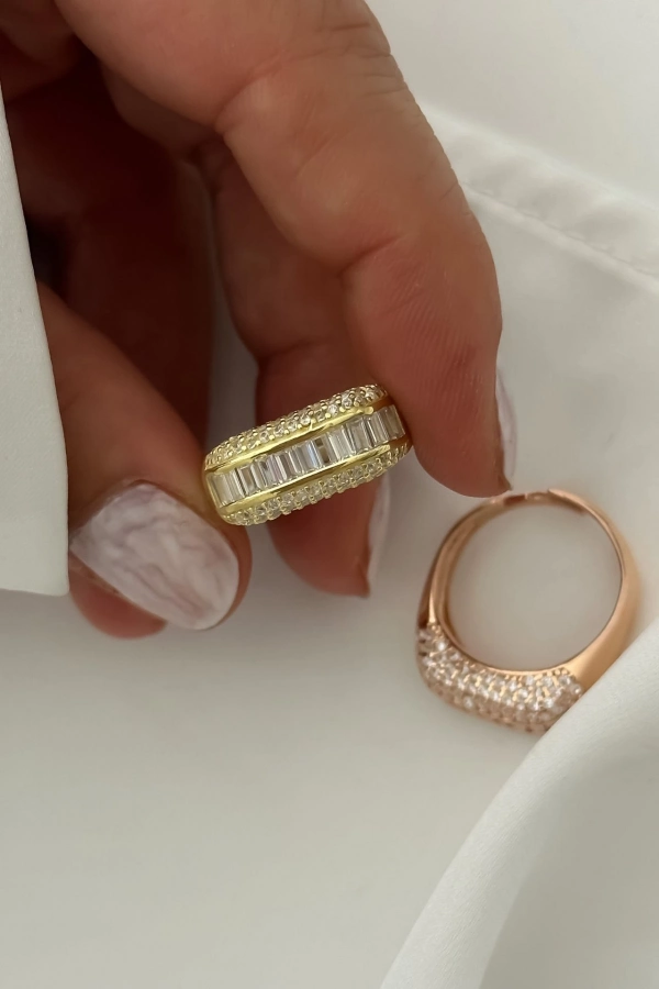 Baget Taşlı Yüzük