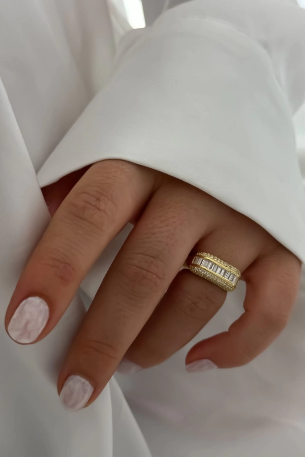 Baget Taşlı Yüzük