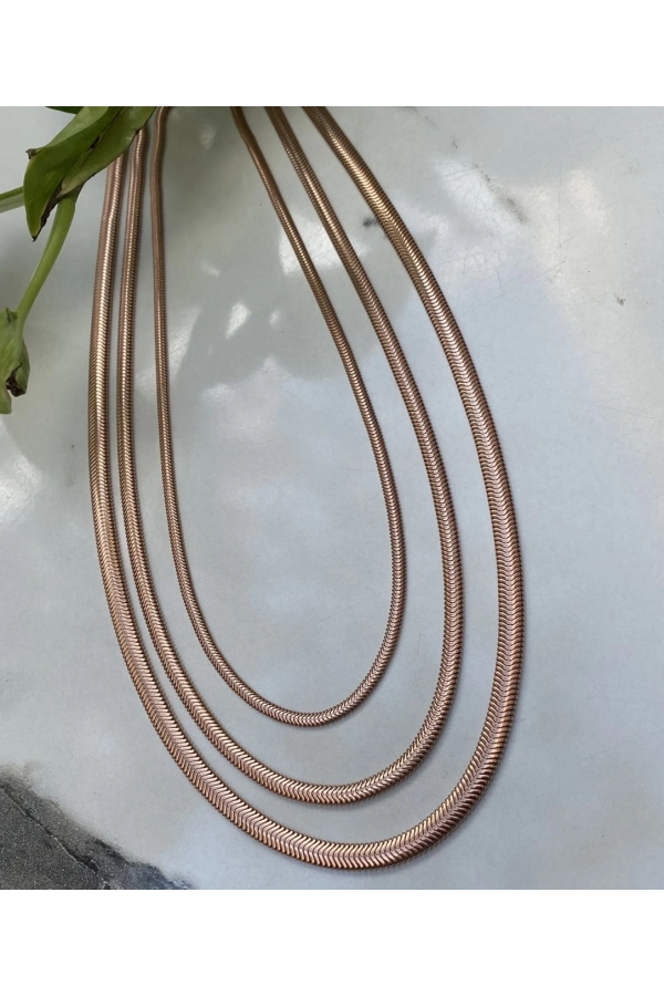 Balık Sırtı yassı Kolye