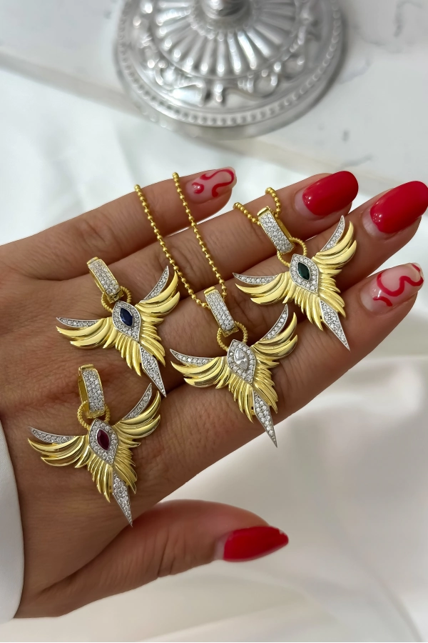 Büyük boy Anka Kolye