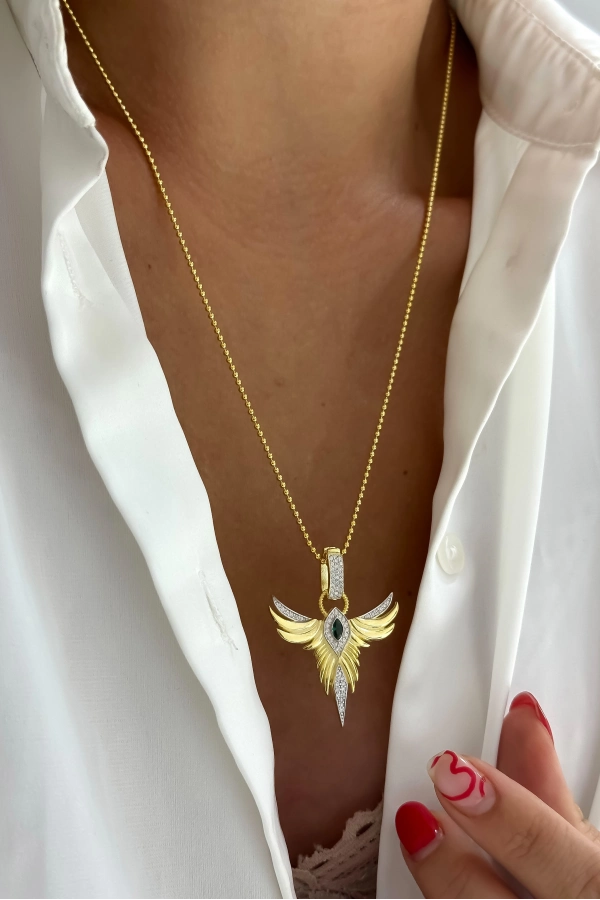 Büyük boy Anka Kolye