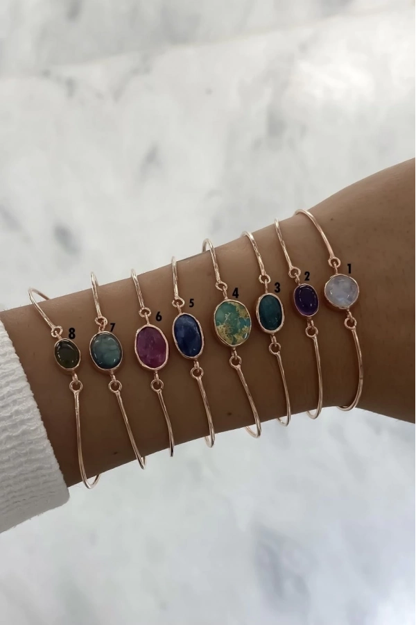 Doğal Taşlı Bileklik