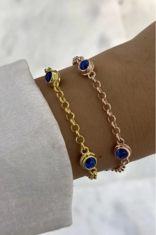 Dört Göz Boncuklu Bileklik