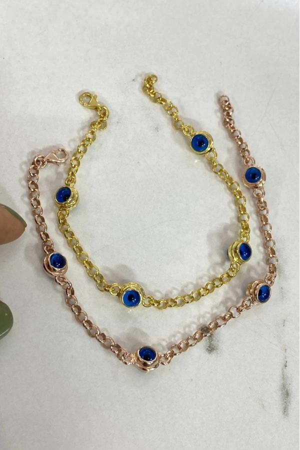 Dört Göz Boncuklu Bileklik