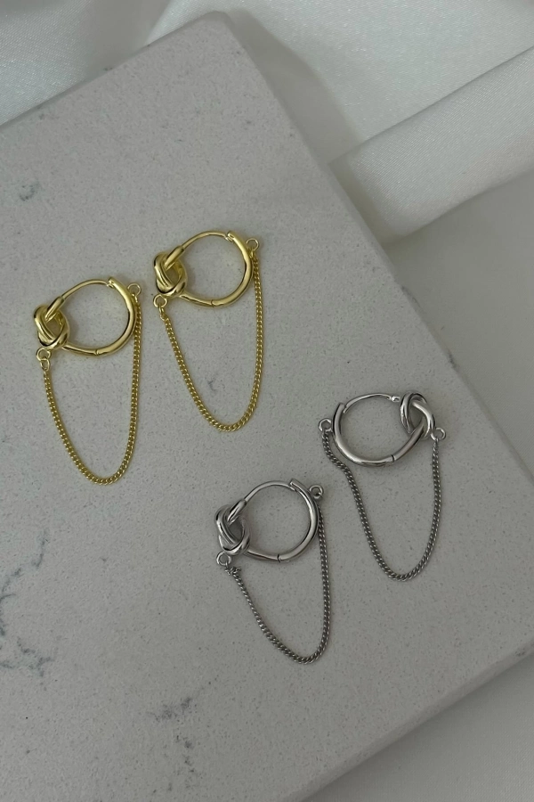 Düğüm Halka Küpe