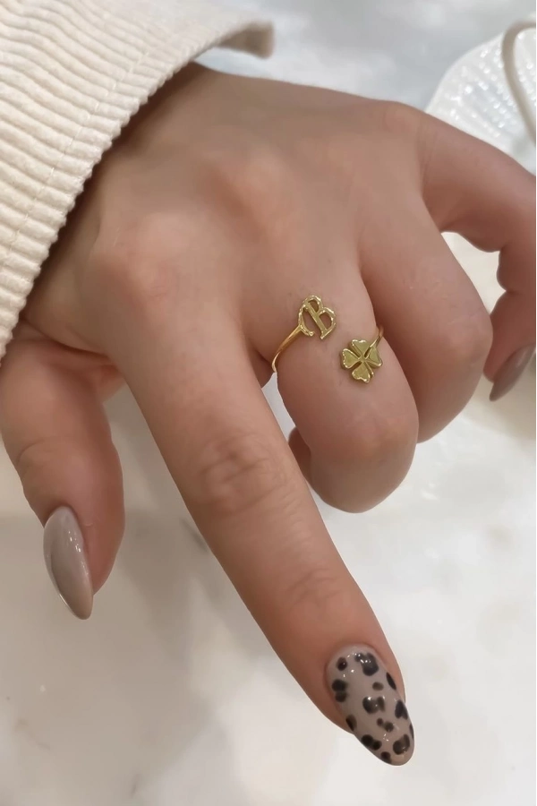 Figürlü Harf Yüzük