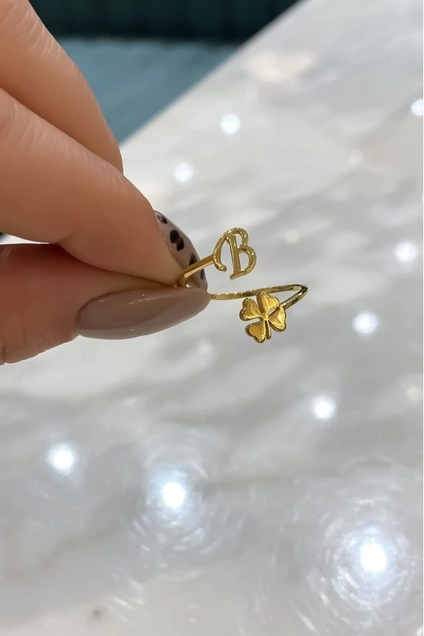 Figürlü Harf Yüzük