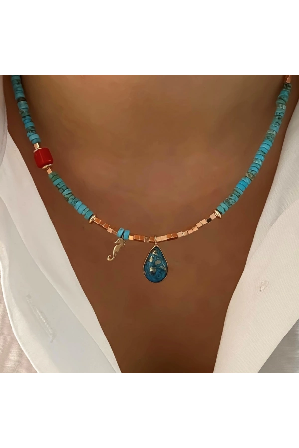 Firuze Tasarım Kolye